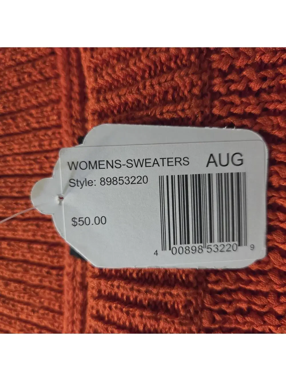 J.Crew Orange Knit Sweater Tank Top XS